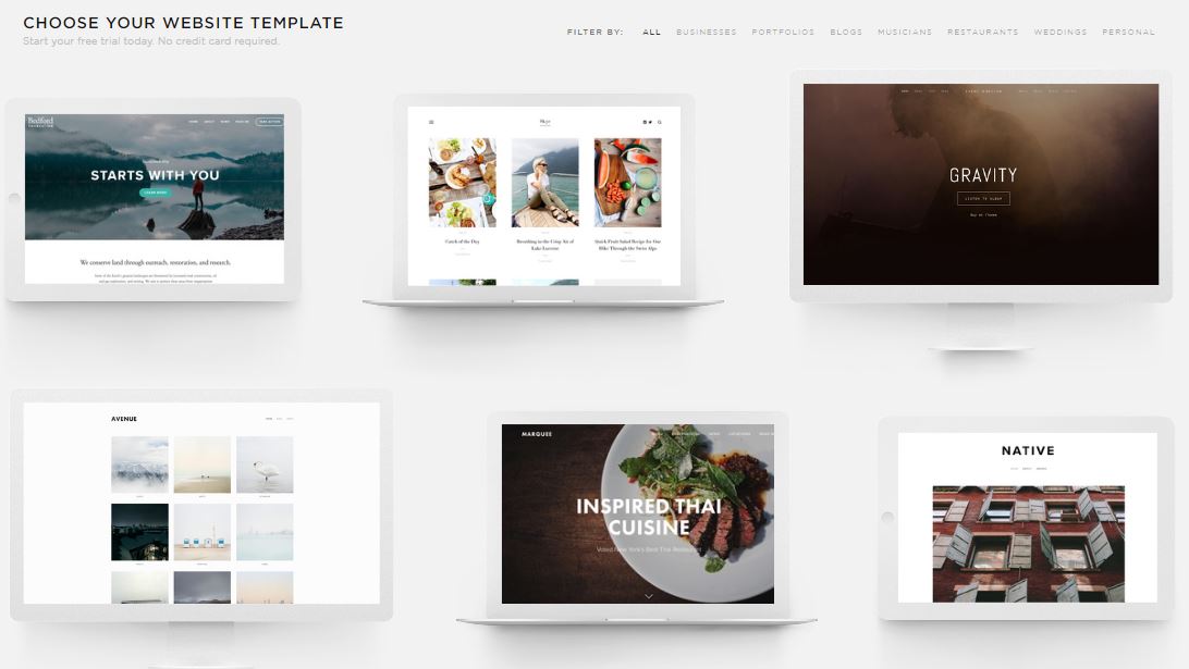 squarespace template